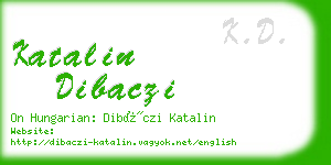 katalin dibaczi business card